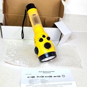 Radio Weather Flashlight NEW in box